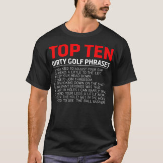 Funny Top Ten Dirty Golf lustige Tiere Golbeutel