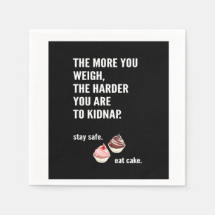 Funny: Tortenpapierservietten Cupcake Spaß. Serviette