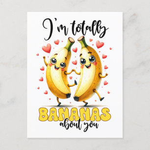 Funny Totbananas über dich Postkarte