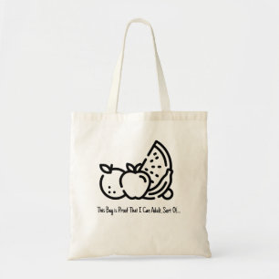 Funny Tote Bag für Tagesländer - wiederverwendbar Tragetasche