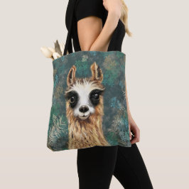 Funny Tote Bag mit Neuem Llama