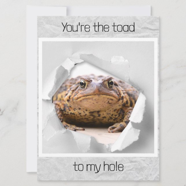 Funny Toto Valentinstag Card (Vorderseite)