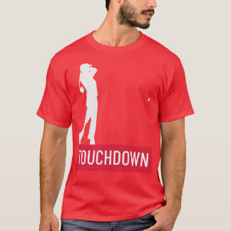 Funny Touchdown Golf Golfer Golfing Graphic Novel T-Shirt