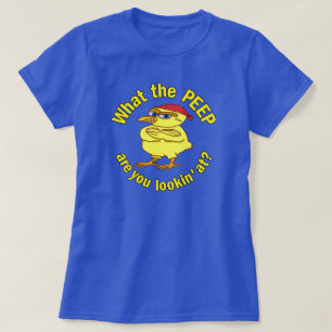 Funny Tough Oaster Chick Chicken Peep Spaß T-Shirt