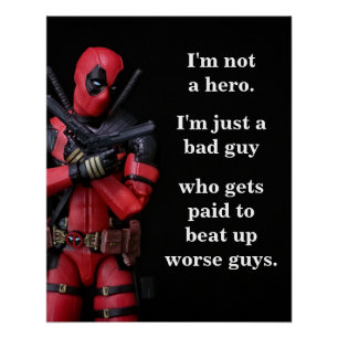 Funny Toy Fotografy Anti-Hero Poster