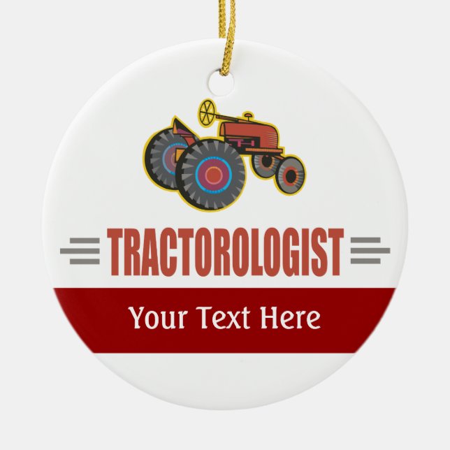Funny Tracker Keramik Ornament (Vorne)