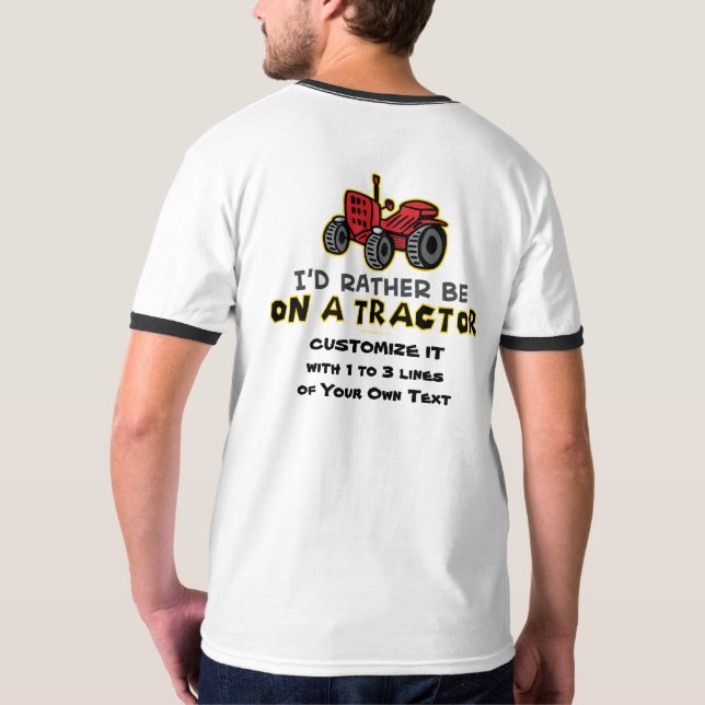 Funny Tracker T-Shirt (Rückseite)