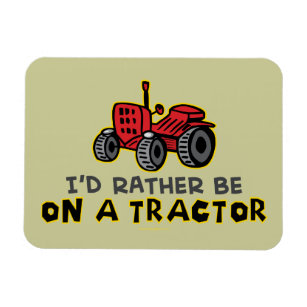 Funny Tractor Magnet