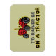 Funny Tractor Magnet (Vertikal)