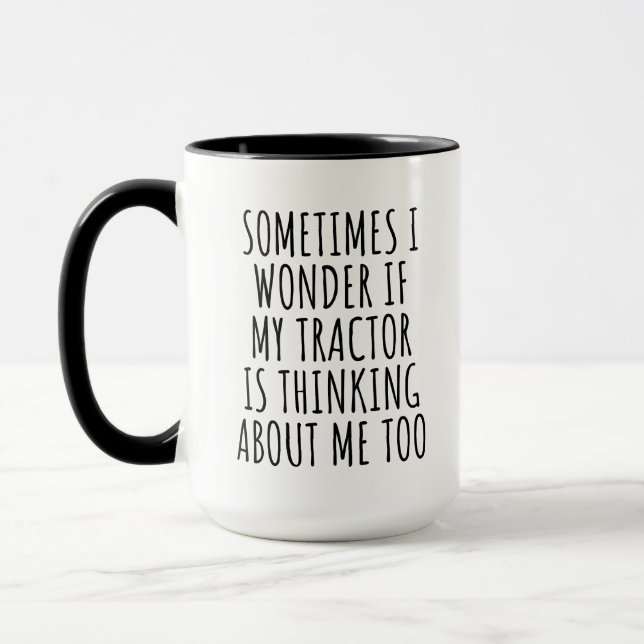 Funny Tractor Tasse (Links)