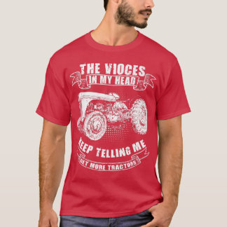 Funny Tractor Tee Get More Tractors Farmer Design