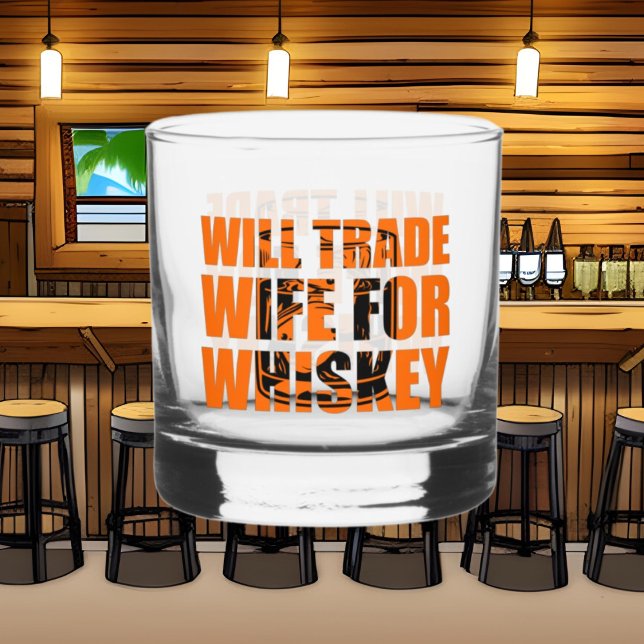 Funny Trade Ehefrau Art Whiskyglas (Von Creator hochgeladen)
