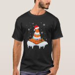 Funny Traffic Cone Santa Christmas Light Family Pa T-Shirt<br><div class="desc">Funny Traffic Cone Santa Christmas Light Family Pajama Xmas</div>
