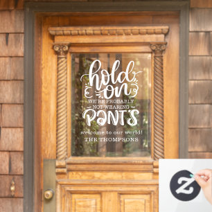 Funny trägt wahrscheinlich keinen Begrüßungsnamen  Fensteraufkleber