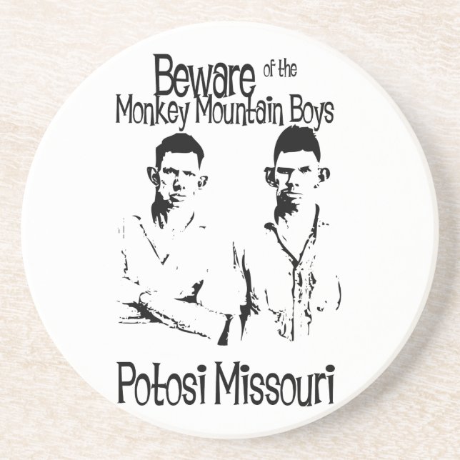 Funny Trailer Park Sandstone Untersetzer (Vorne)