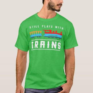 Funny Train Conductor Train Watching Geschenk 5 T-Shirt