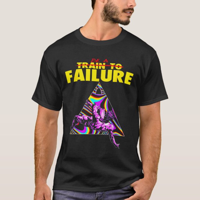 Funny Train to Failaching-Bodybuilding T-Shirt (Vorderseite)