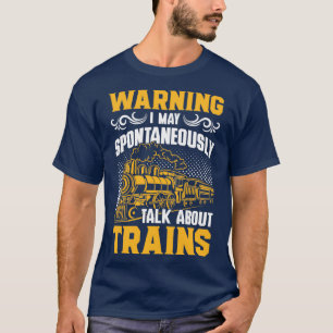 Funny Trains Railroad Grafik und Eisenbahn Liebhab T-Shirt