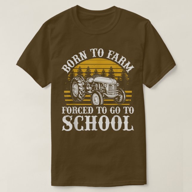 Funny Traktor Graphics Boys Bauer Farm Traktor T-Shirt (Design vorne)