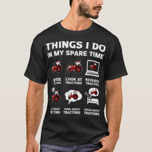 Funny Traktor liebt 6 Dinge, die ich in meinem Spa T-Shirt
