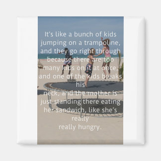 Funny Trampolin Magnet