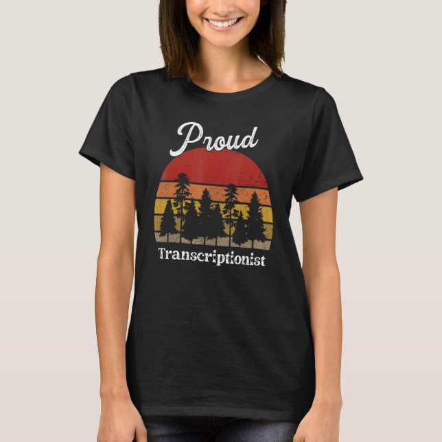 Funny Transcriptionist Shirts Beruf Titel Beruf (Vorderseite)