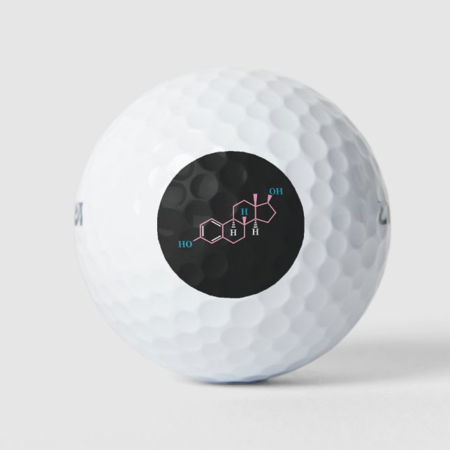 Funny Transgender Trans LGBT Privileg Rechte Estro Golfball (Vorderseite)