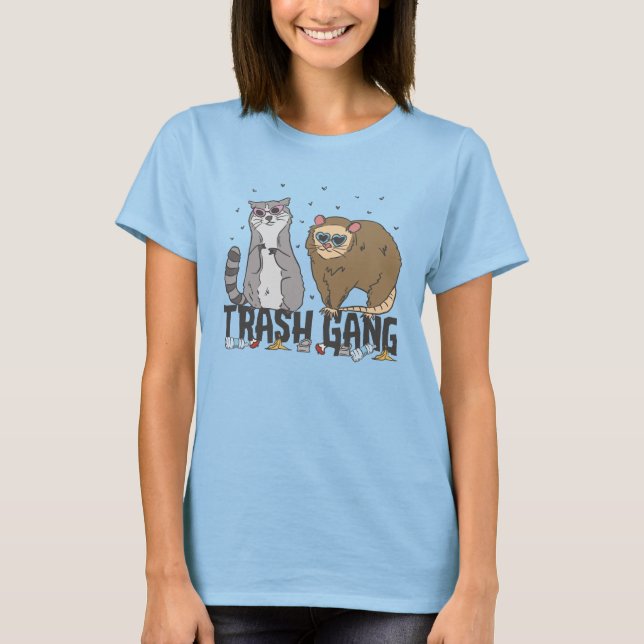 Funny Trash Gang T-Shirt (Vorderseite)