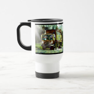 Funny Trash Truck-Driver's Travel Mug Reisebecher