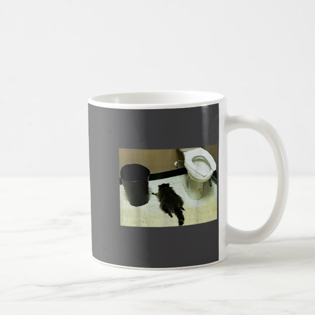 Funny Trashed Panda Drunk Racoon  Kaffeetasse (Rechts)