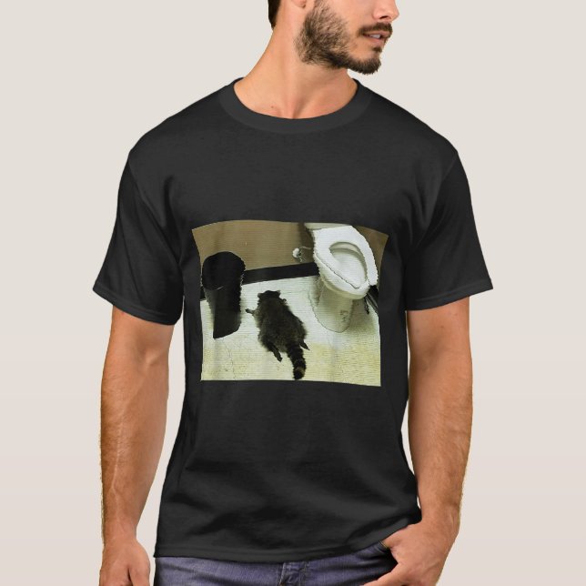 Funny Trashed Panda Drunk Racoon  T-Shirt (Vorderseite)