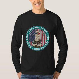 Funny Trauma Llama Prevention Unit Medizinischer T T-Shirt