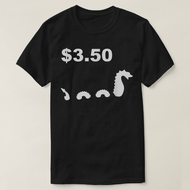 Funny Tree Fiddy Loch Ness Monster Drei Fünfzig T-Shirt (Design vorne)