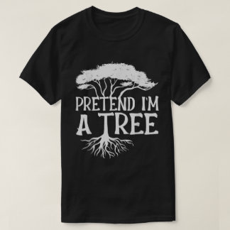 Funny Tree Joke Shirt for Quiet People