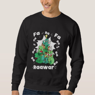 Funny Tree Rex Christmas Dinosaur Fa Ra Rawr Xm Sweatshirt