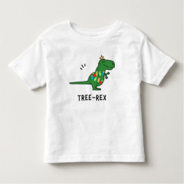 Funny Tree-Rex Weihnachts-T - Shirt