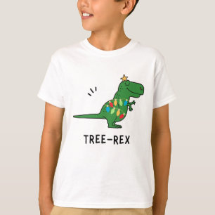 Funny Tree-Rex Weihnachts-T - Shirt