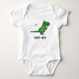 Funny Tree-Rex Weihnachts-T - Shirt