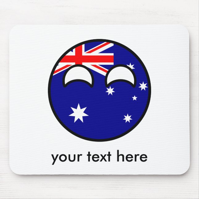 Funny Trending Geeky Australia Landball Mousepad (Vorne)