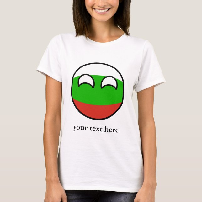 Funny Trending Geeky Bulgarien Landball T-Shirt (Vorderseite)
