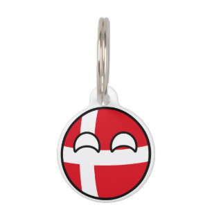 Funny Trending Geeky Dänemark Landschaftsball Tiermarke