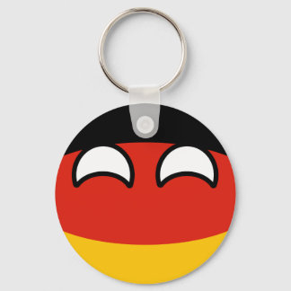 Funny Trending Geeky Deutschland Countryball Schlüsselanhänger