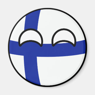 Funny Trending Geeky Finnland Landball Magnet