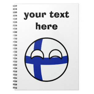 Funny Trending Geeky Finnland Landball Notizblock