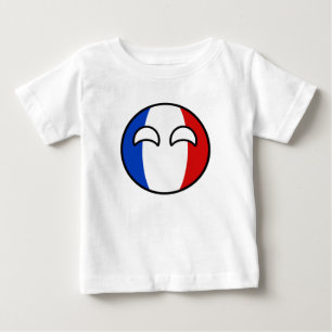 Funny Trending Geeky Frankreich Landschaft Baby T-shirt