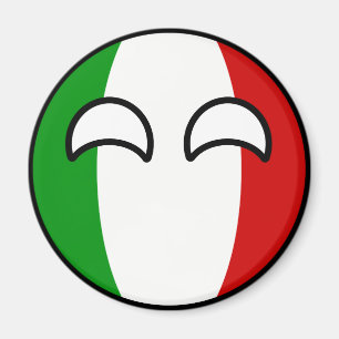 Funny Trending Geeky Italien Countryball Magnet