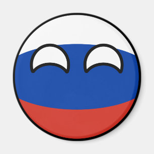 Funny Trending Geeky Russland Landball Magnet