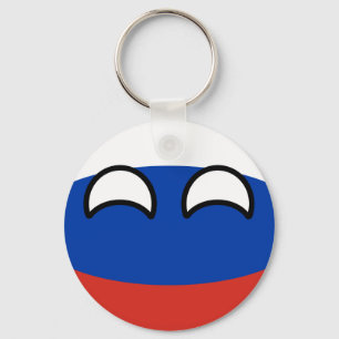 Funny Trending Geeky Russland Landball Schlüsselanhänger