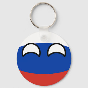 Funny Trending Geeky Russland Landball Schlüsselanhänger