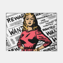 Funny trendy Spaß Dangerous woman Newspapier